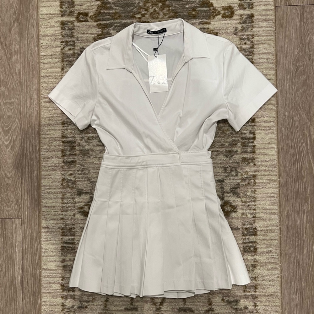 Zara Pleated Skort Dress